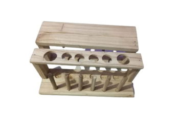 Test Tube Stand 6 Hole Wooden (Pk. of 2)