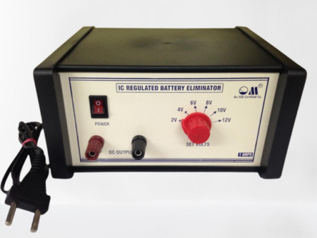 IC Regulated Battery Eliminator 2-12 V/1ADC (Large Box)