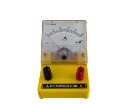 DC MICROAMMETERS 0-50uA (MODEL EDM-80)