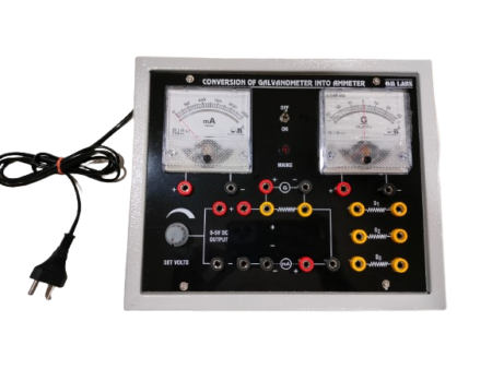 Conversion of Galvanometer into Ammeter
