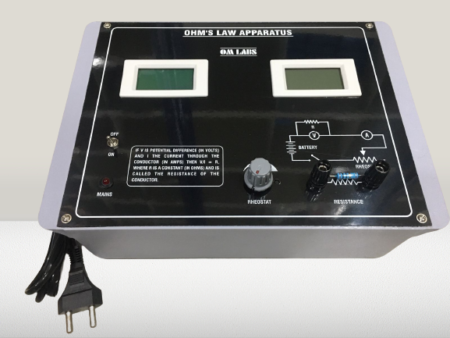Ohms Law Apparatus With Digital Meters