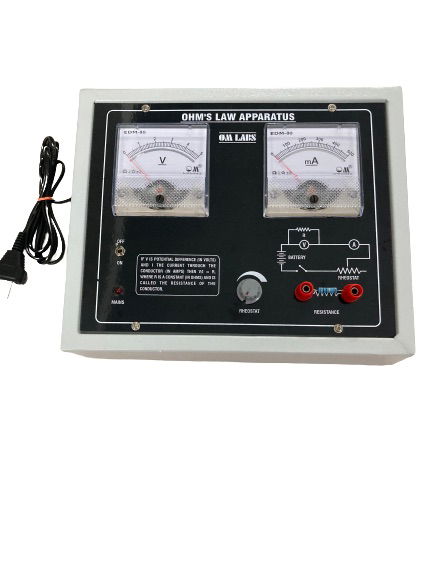 Ohms Law Apparatus With Power Supply