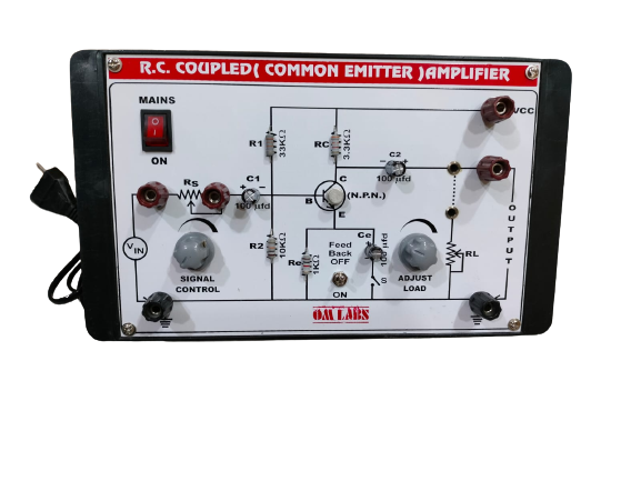 RC Coupled Transistor Amplifier (Single Stage)