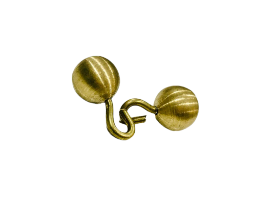 Bob With Hook 12mm in Brass (Pk. of 2 Pcs.)
