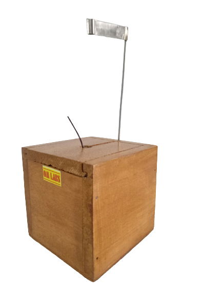 Copper Calorimeter 3"x2" In Wooden Box