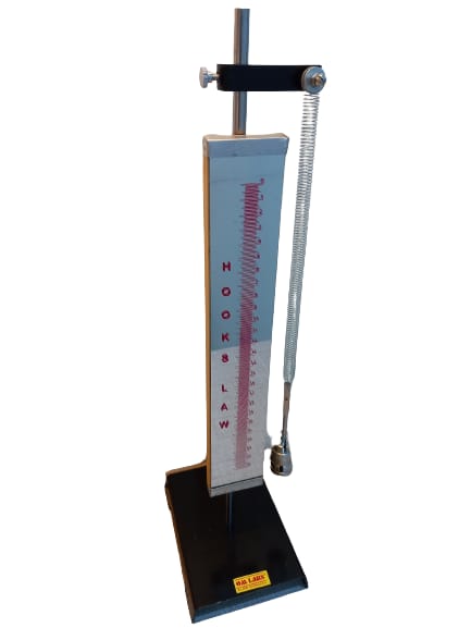 HOOKS LAW APPARATUS 12" (WITH WEIGHTS)