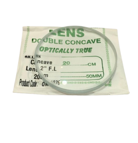 Concave Lens Size: 50mm (PK. of 6 Pcs.)