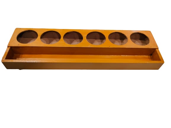 Staining Rack (Wooden) 6 Holes