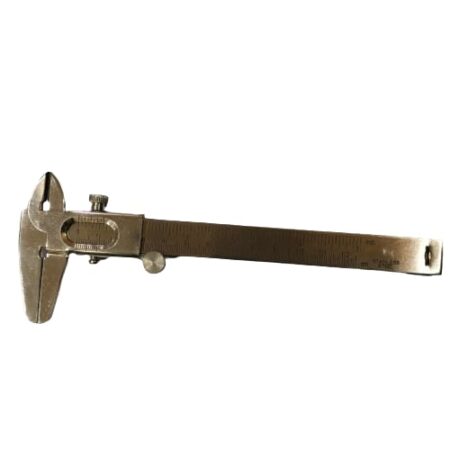 Vernier Caliper Wheel Type S.S. Size: 5" With Plastic Box
