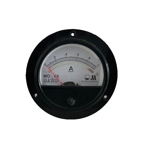 DC Ammeter MO-65 ROUND PANEL METER