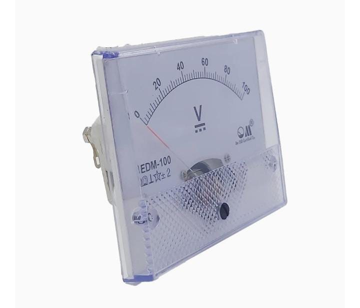 DC VOLTMETER (MODEL EDM-100 RECTANGULAR PANEL METER) - Image 2