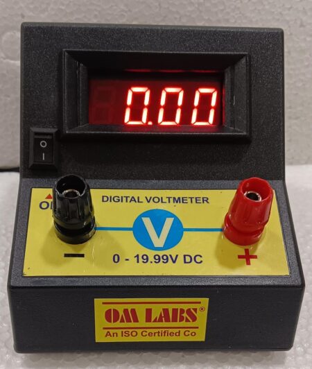 20V DC Digital Black Stand Meter LED Type