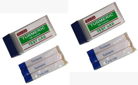 Turmeric Paper With Plastic Box 1Box Contains 100 Papers (Pack Of 2 Boxes 200 Papers)