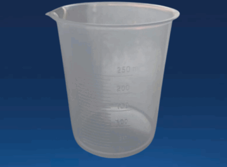 Beaker 250ml Set | Brand : Poly Lab | Set of 12 Pcs