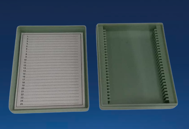 Slide Box-25 Slides | Microscope Slide Box | Brand: Poly Lab | Set Of 2 Pcs - Image 2