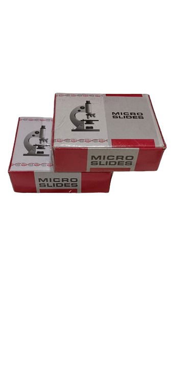 Plain Slides | Microscope Slide (Glass) 75x 25mm  1Set of 50 Pcs, (Pack. of 2 Pcs)