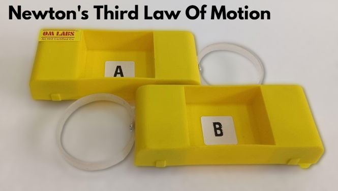 Newton's Third Law Of Motion | Action Reaction Trolley Model