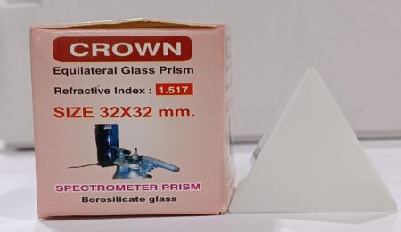 Spectrometer Prism Crown Glass Size: 32 x 32 mm