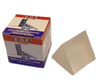 Spectrometer Prism  E.D.F. Glass Size: 32 x 32mm