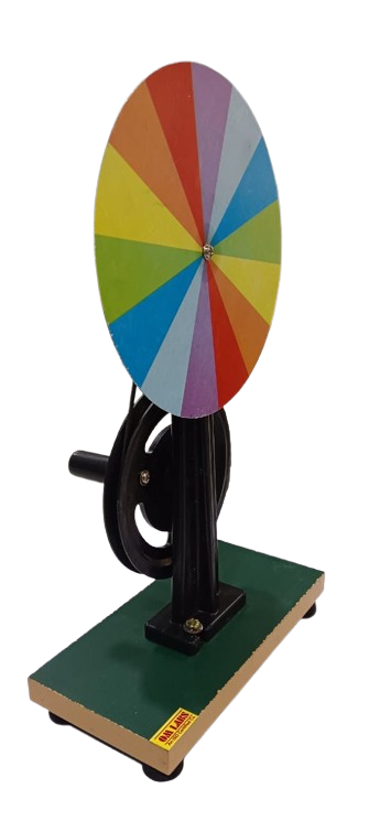 Newton's Color Disc Wooden Base Model - Image 2