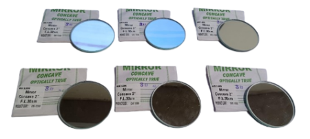 Concave Mirror 2” F.L. 30cm (Set Of 6 Pcs)