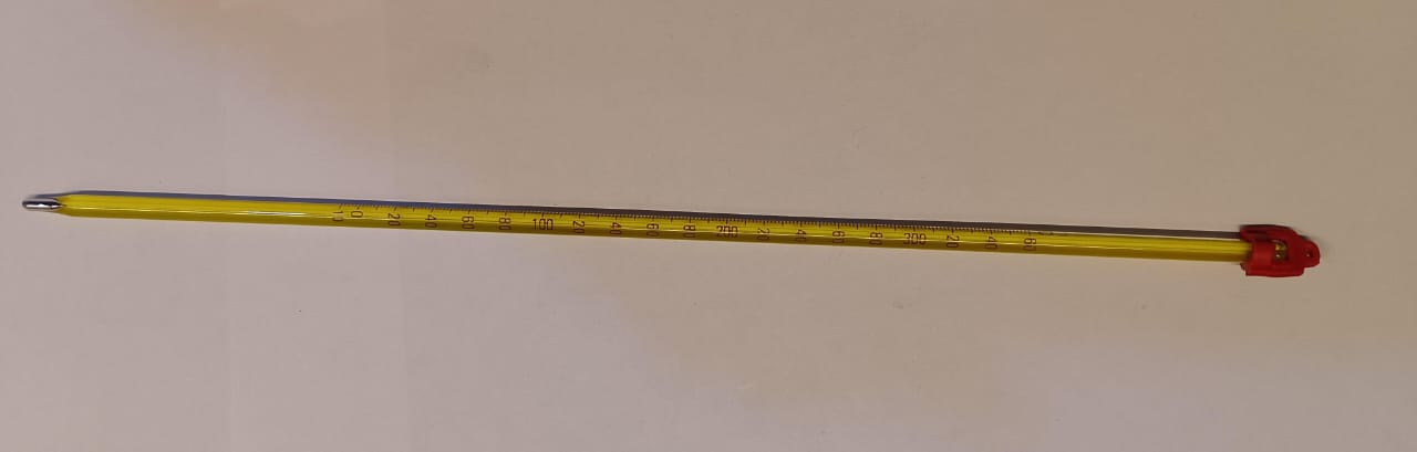 THERMOMETER (MERCURY) 12" (-10 to 360C) 2/1 DEGREE - Image 3