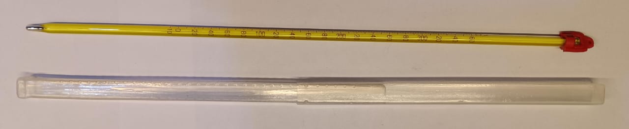 THERMOMETER (MERCURY) 12" (-10 to 360C) 2/1 DEGREE - Image 4