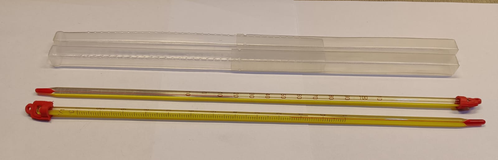 THERMOMETER (ALCHOLIC) 1/1 (-10 to 110C) ALCOHOLIC (Set. of 2Pcs)