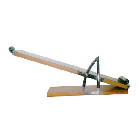 Inclined Plain (w/o Weight) 100mm With Roller & Pan Laminated Board With Brass Arc