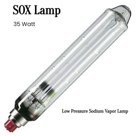 SOX Lamp Low Pressure Sodium Vapour Lamp 35 Watt