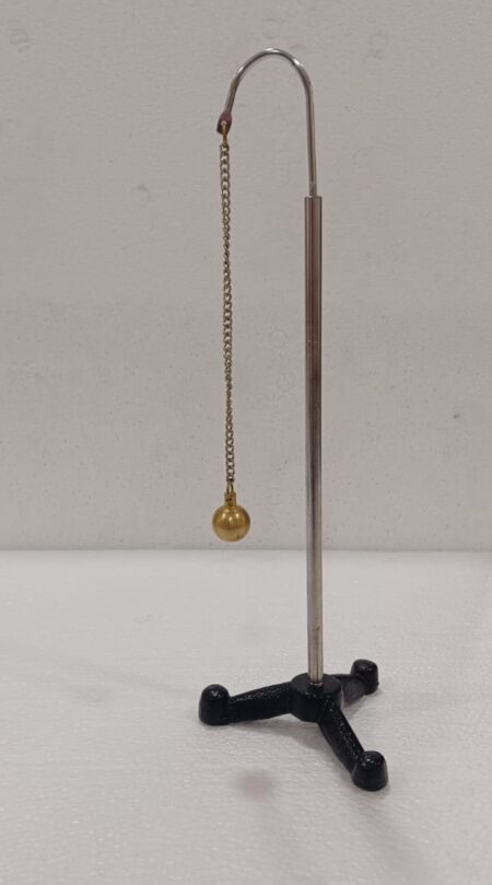 Simple Pendulum Apparatus With Iron Stand & Brass Bob