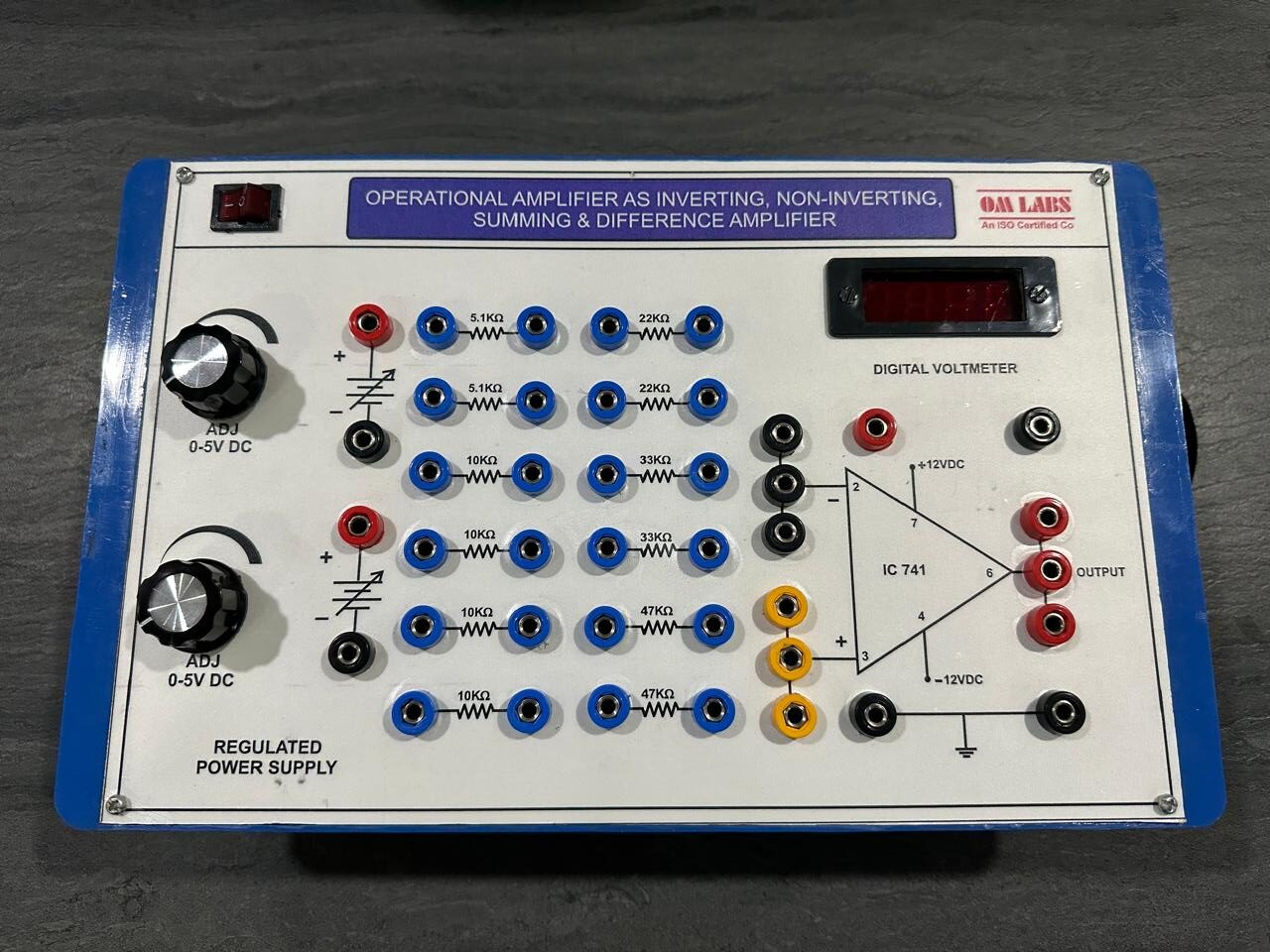 OP-AMP AS INVERTING, NON INVERTING, SUMMING AND DIFFERENCE AMPLIFIER