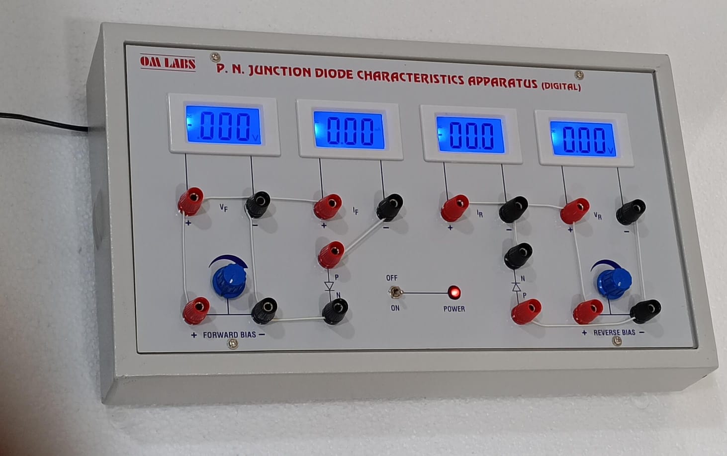 PN Junction diode Ch. App. (4 Digital Meters & outside wire connection) - Image 3