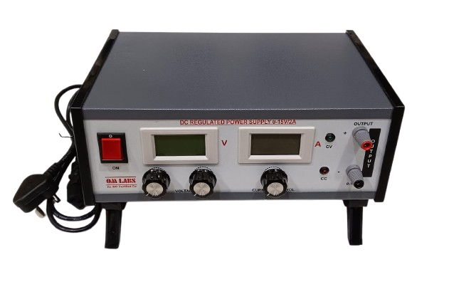 DC Regulated Power Supply With 2 Digital Meters (0-15V/2A DC) - Image 2