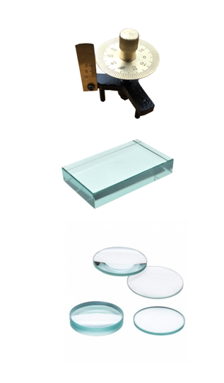 TO DETERMINE THE RADIUS OF CURVATURE OF A GIVEN SPHERICAL SURFACE USING SPHEROMETER.