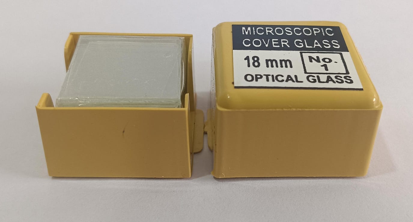 Coverslip Microscopic Cover Glass Size:18mm (20 pkts. in One Box) - Image 2