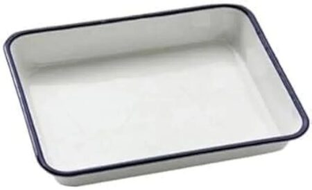 Enamel Tray Size: 12”x18”