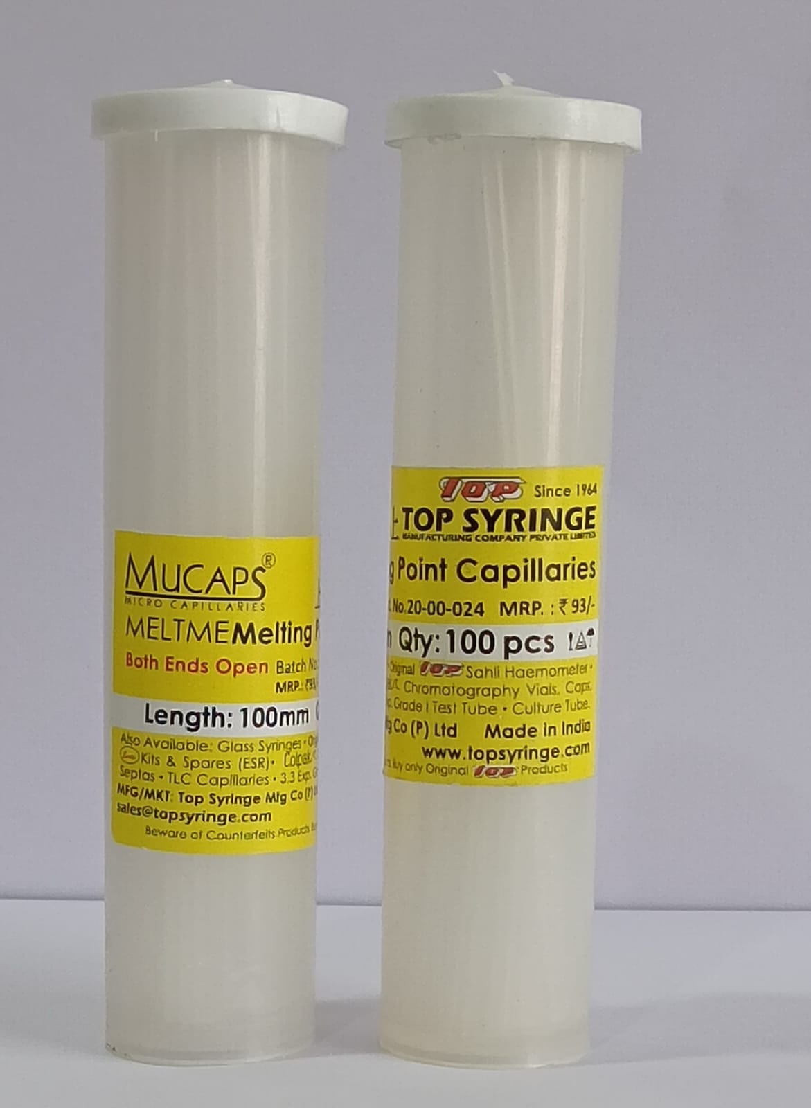 Capillary Melting Point Tubes – Both end Open | 1 box contains 100 pieces (Pack of 2 Boxes, 200 Tubes) - Image 2