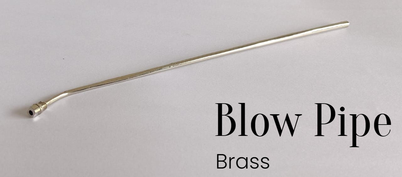 BLOW PIPE BRASS Size: 8” (Pk. of 5 Pcs.) - Image 2
