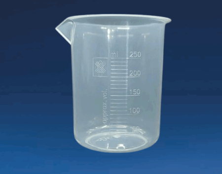 Beaker 250ml Euro Design Set | Brand : Polylab | Set Of 12 Pcs