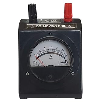 DC Ammeters Mo-65 Top Terminal Round Black Stand Meter