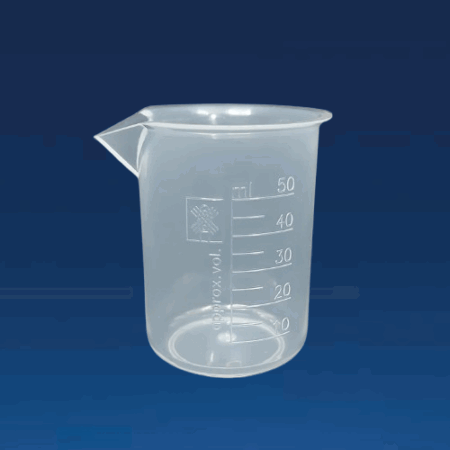 Beaker 50ml Euro Design Set | Brand : Polylab | Set of 12Pcs.