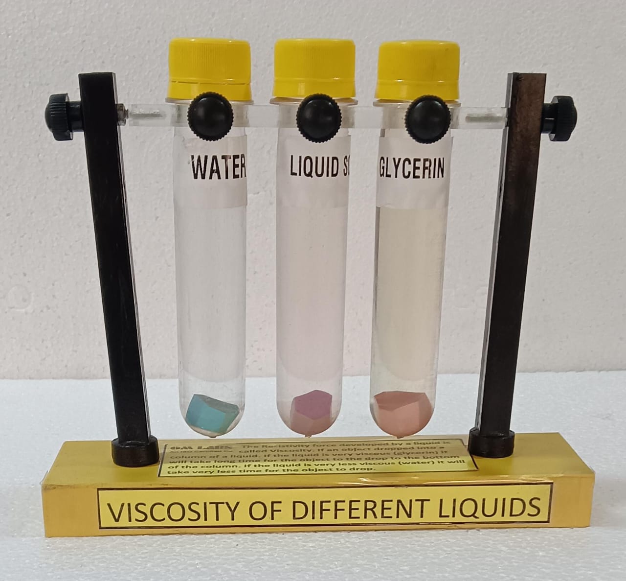 VISCOSITY OF DIFFERENT FLUIDS MODEL